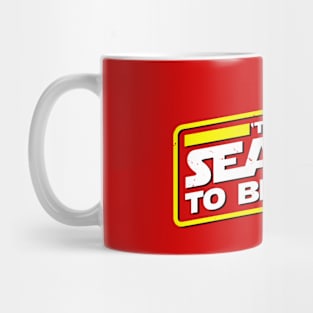 Christmas 'Tis The Season Slogan Mug